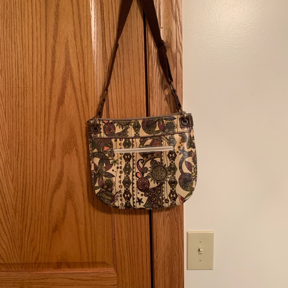 Sacroot cross body zipper purse and tru fold wallet